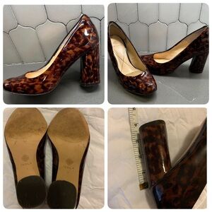 Isola Leopard Print Heels